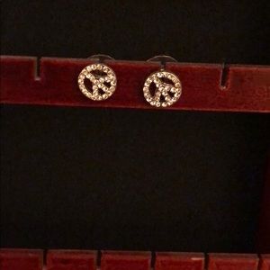 Peace earrings